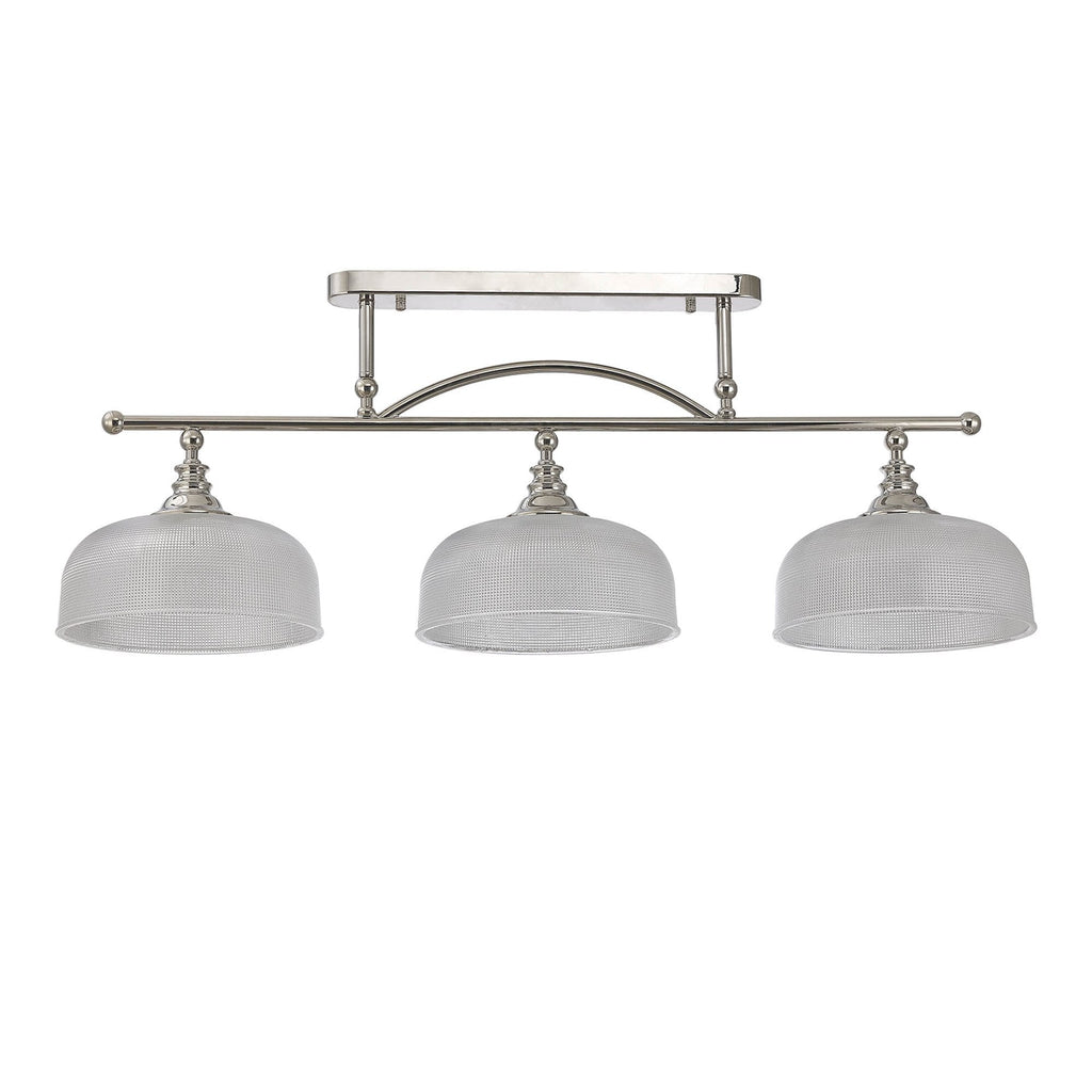 NL86049 Sakkas 3 Light Pendant/Ceiling Light Polished Nickel