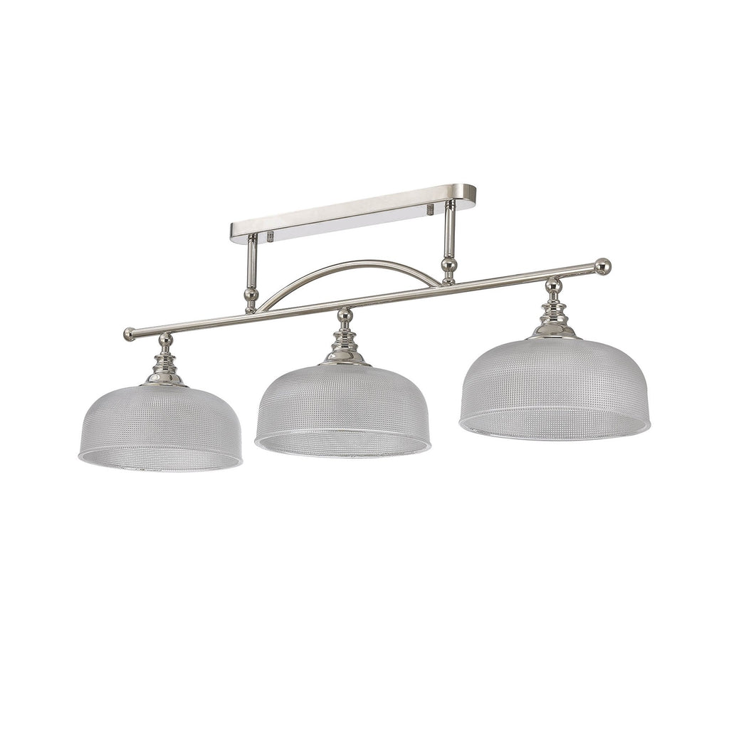 NL86049 Sakkas 3 Light Pendant/Ceiling Light Polished Nickel