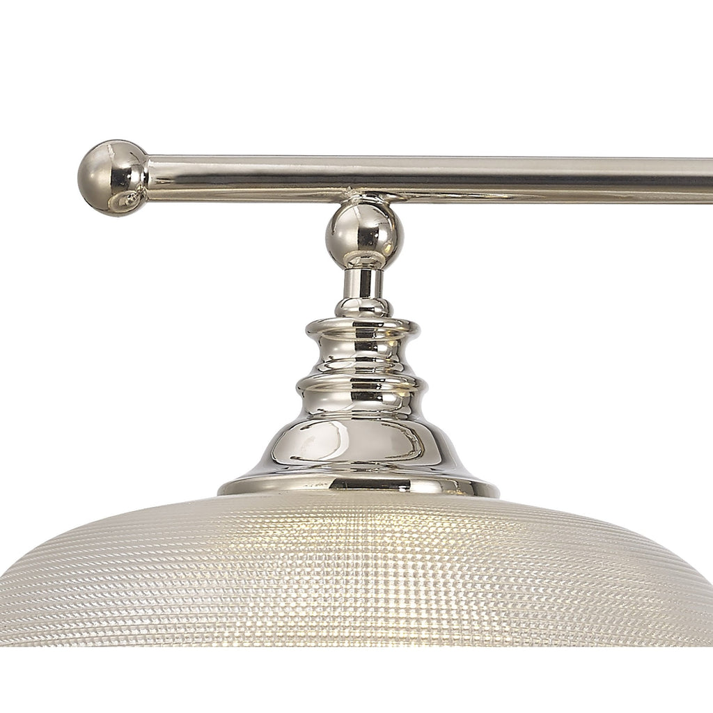 NL86049 Sakkas 3 Light Pendant/Ceiling Light Polished Nickel