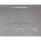 NL86049 Sakkas 3 Light Pendant/Ceiling Light Polished Nickel