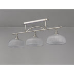 NL86049 Sakkas 3 Light Pendant/Ceiling Light Polished Nickel