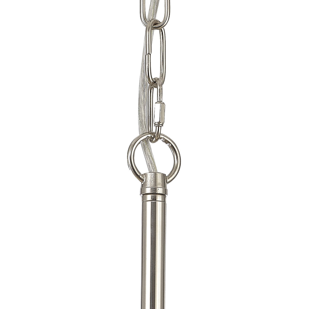 NL86059 Sakkas 3 Light Pendant/Ceiling Light Polished Nickel