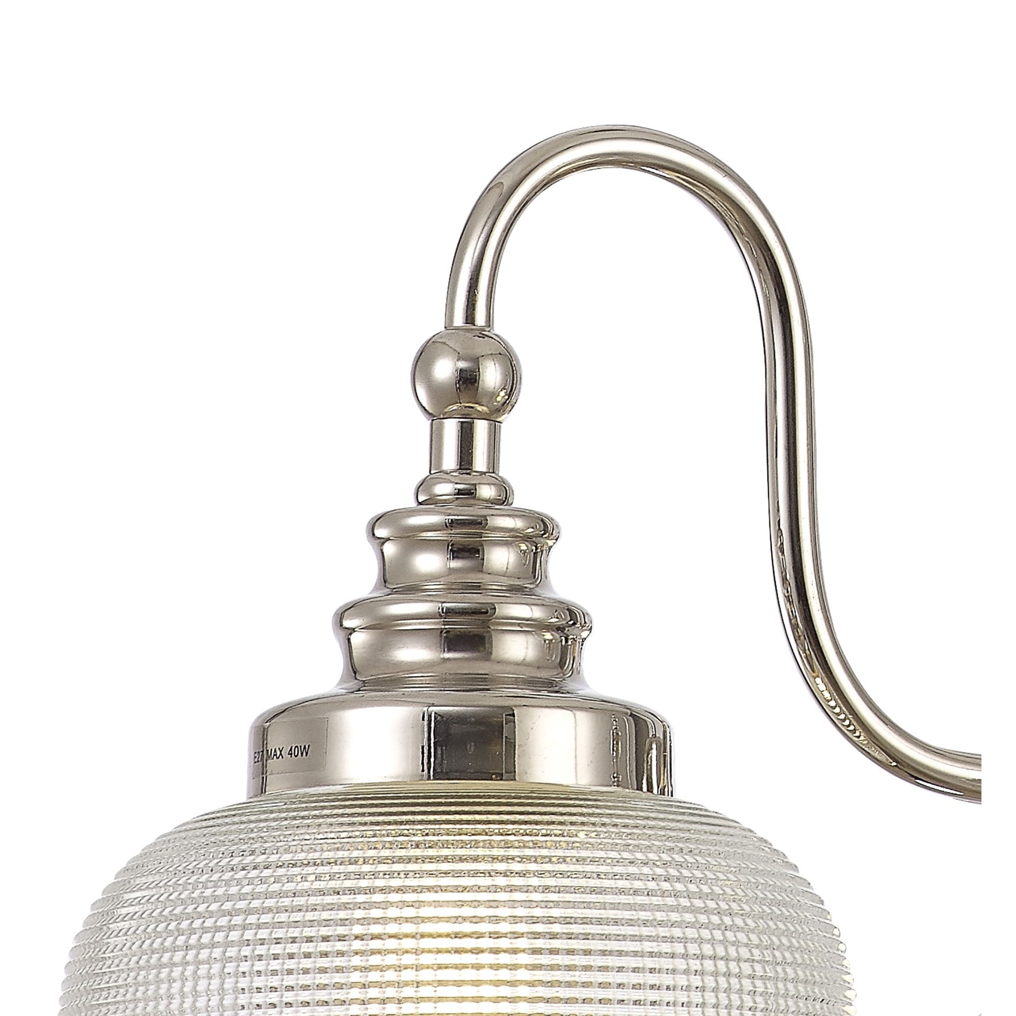 NL86059 Sakkas 3 Light Pendant/Ceiling Light Polished Nickel