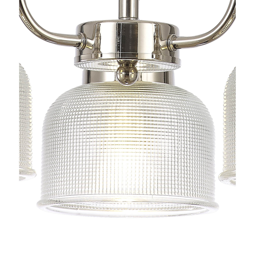 NL86059 Sakkas 3 Light Pendant/Ceiling Light Polished Nickel