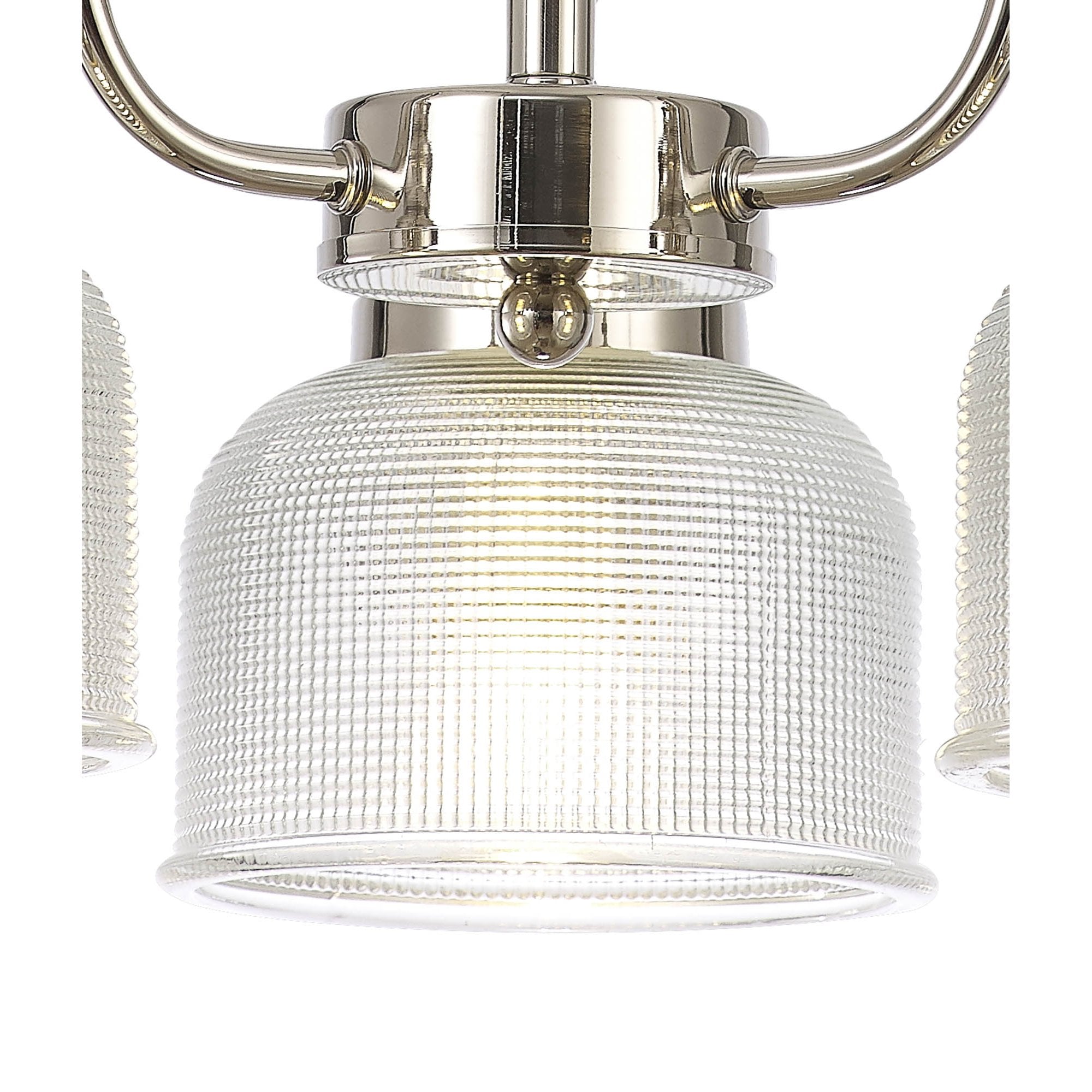 NL86059 Sakkas 3 Light Pendant/Ceiling Light Polished Nickel