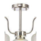 NL86059 Sakkas 3 Light Pendant/Ceiling Light Polished Nickel