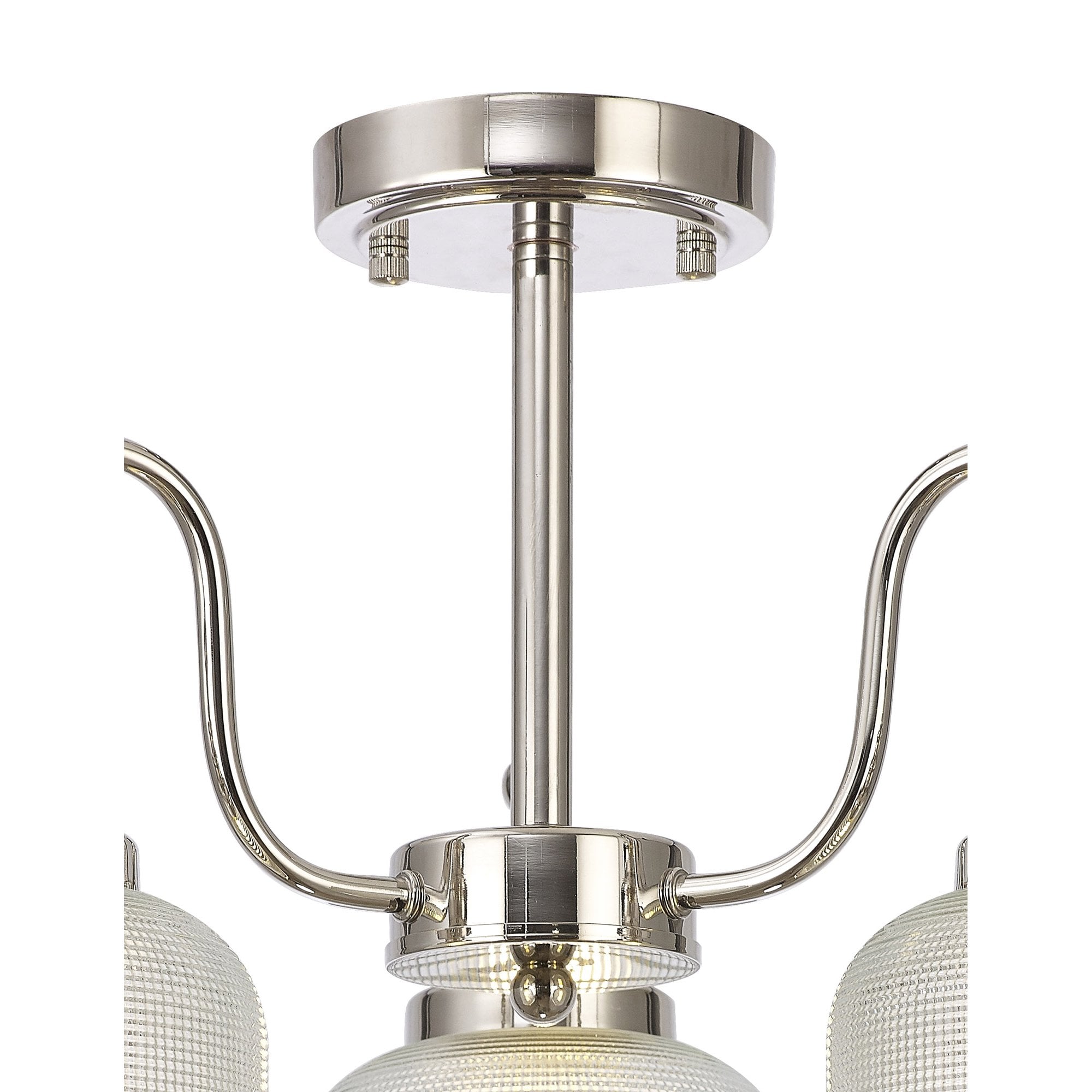 NL86059 Sakkas 3 Light Pendant/Ceiling Light Polished Nickel