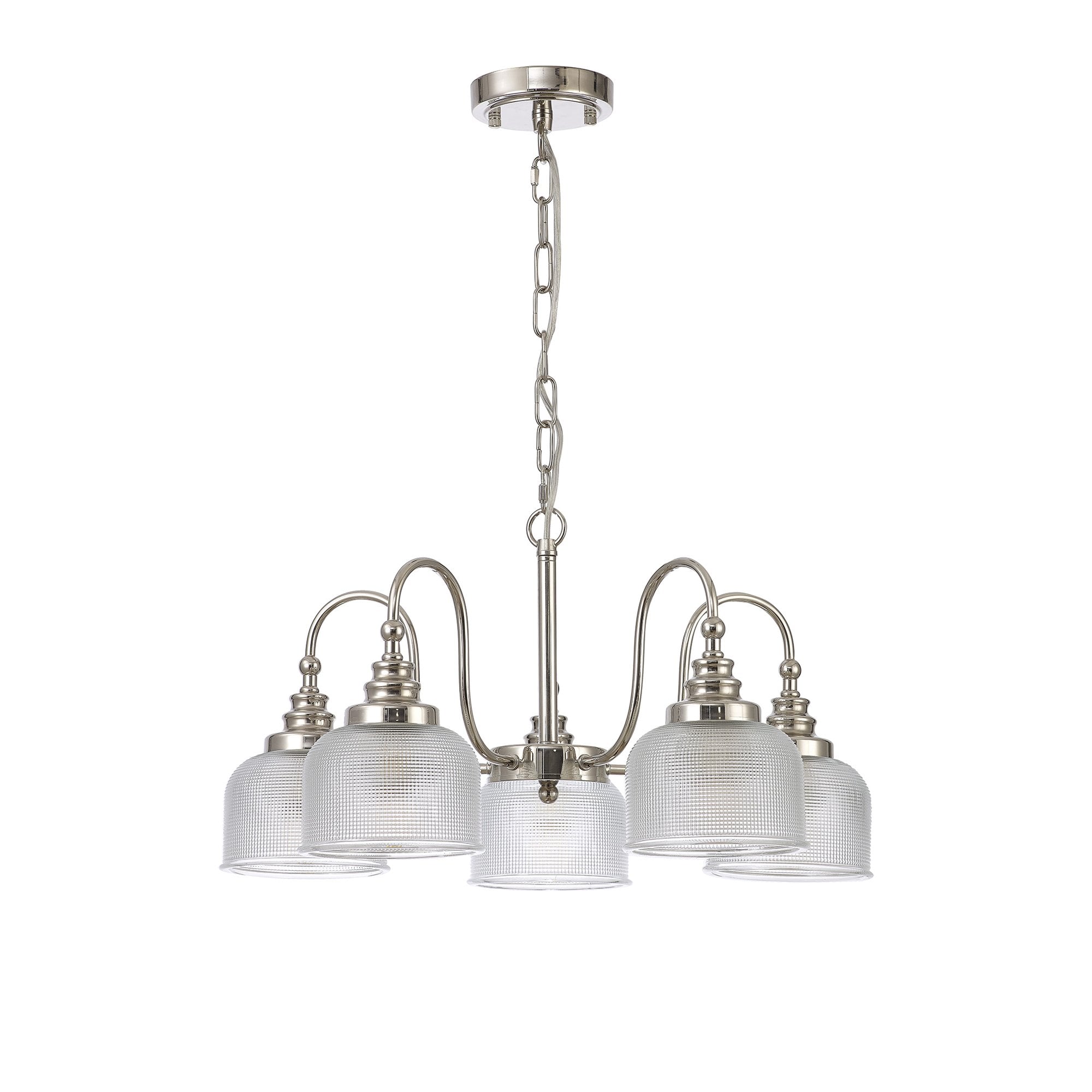 NL86069 Sakkas 5 Light Pendant/Ceiling Light Polished Nickel