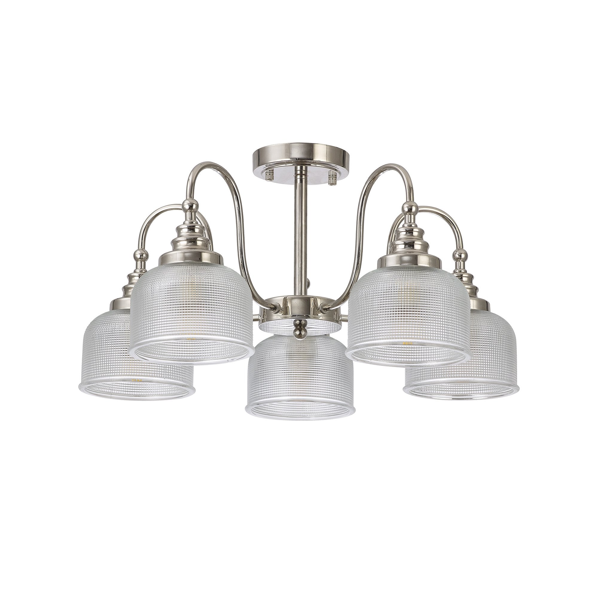 NL86069 Sakkas 5 Light Pendant/Ceiling Light Polished Nickel