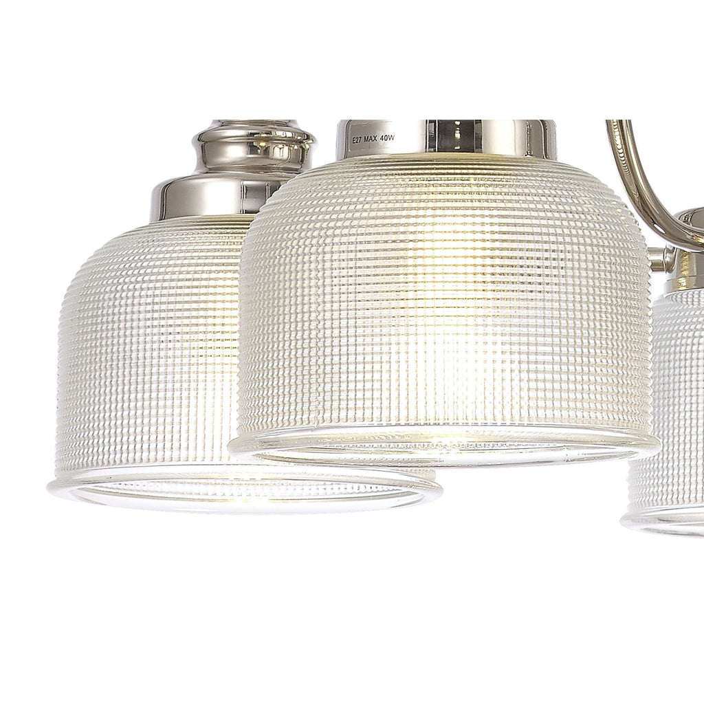 NL86069 Sakkas 5 Light Pendant/Ceiling Light Polished Nickel