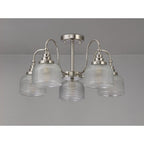 NL86069 Sakkas 5 Light Pendant/Ceiling Light Polished Nickel