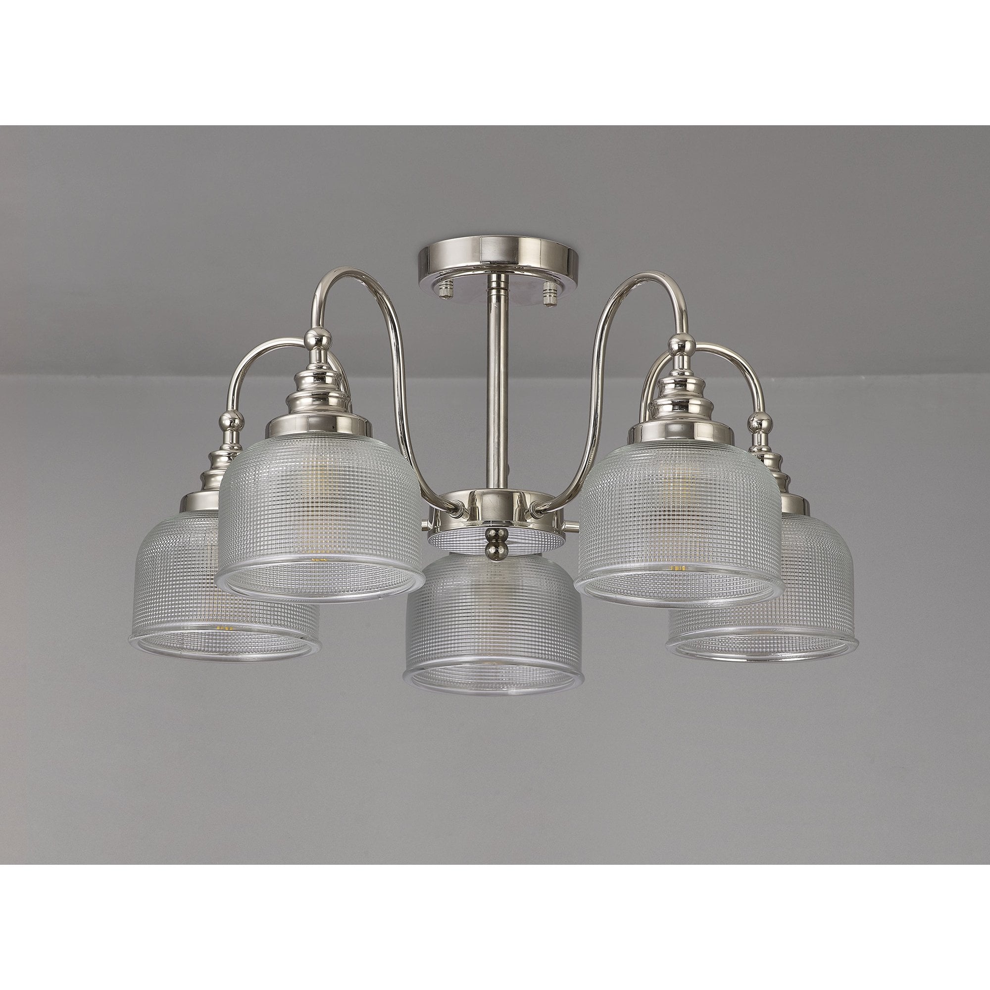 NL86069 Sakkas 5 Light Pendant/Ceiling Light Polished Nickel