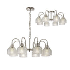 NL86079 Sakkas 8 Light Pendant/Ceiling Light Polished Nickel