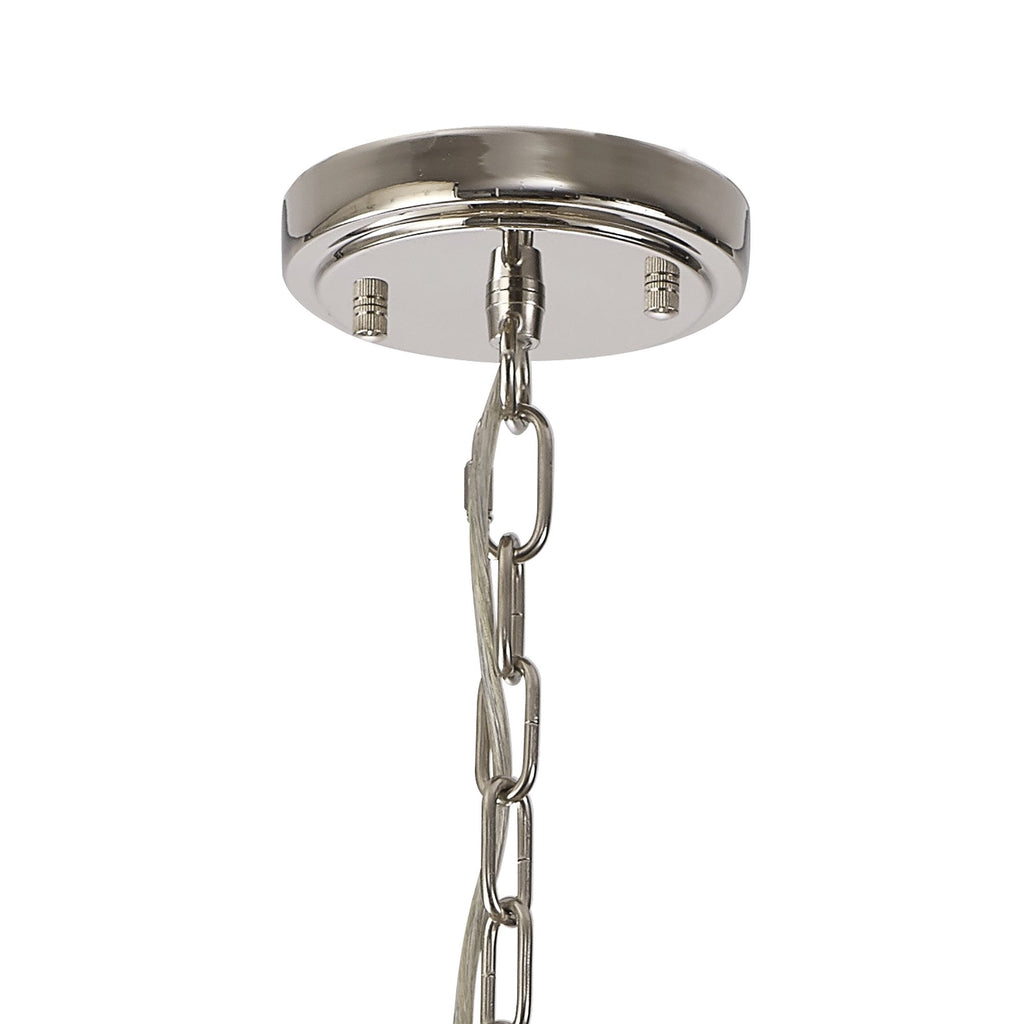 NL86079 Sakkas 8 Light Pendant/Ceiling Light Polished Nickel