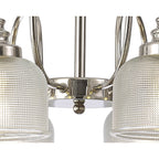 NL86079 Sakkas 8 Light Pendant/Ceiling Light Polished Nickel