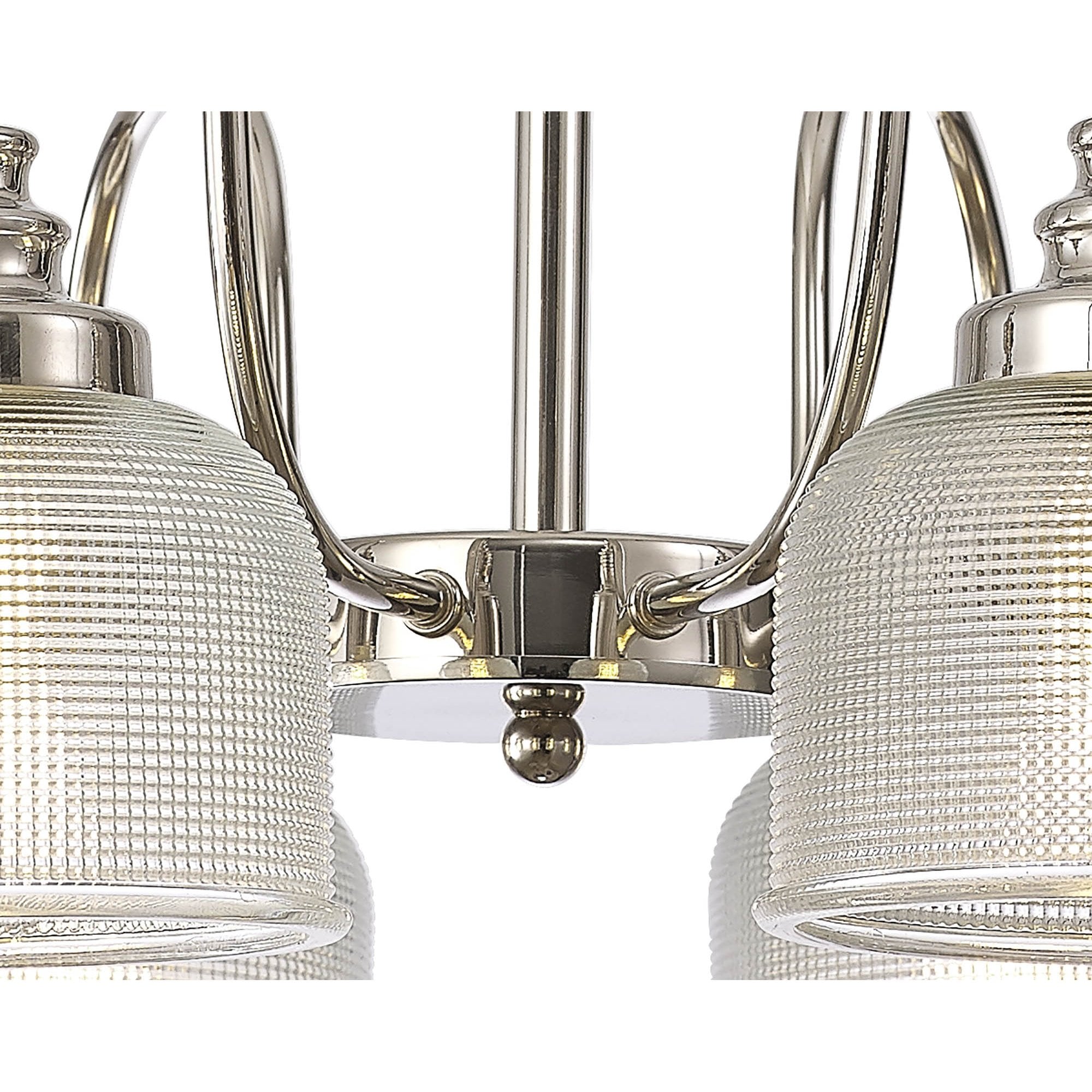 NL86079 Sakkas 8 Light Pendant/Ceiling Light Polished Nickel