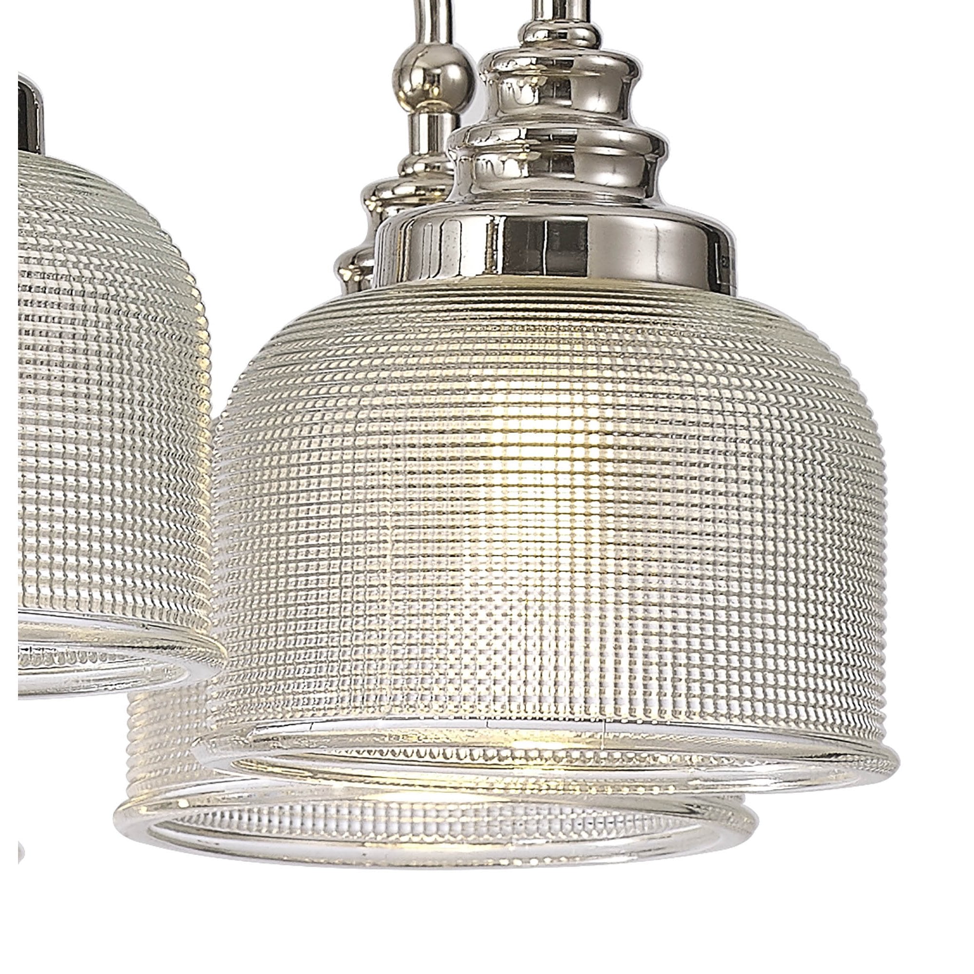 NL86079 Sakkas 8 Light Pendant/Ceiling Light Polished Nickel