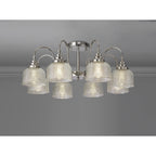 NL86079 Sakkas 8 Light Pendant/Ceiling Light Polished Nickel