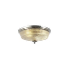 NL86089 Sakkas 2 Light Flush Ceiling Light Polished Nickel
