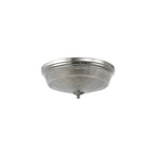 NL86089 Sakkas 2 Light Flush Ceiling Light Polished Nickel