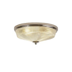 NL86099 Sakkas 3 Light Flush Ceiling Light Polished Nickel