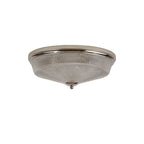 NL86099 Sakkas 3 Light Flush Ceiling Light Polished Nickel