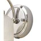 NL86109 Sakkas 1 Light Wall Light Polished Nickel