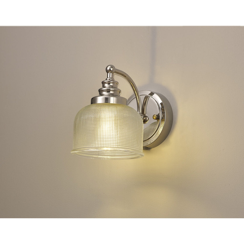 NL86109 Sakkas 1 Light Wall Light Polished Nickel