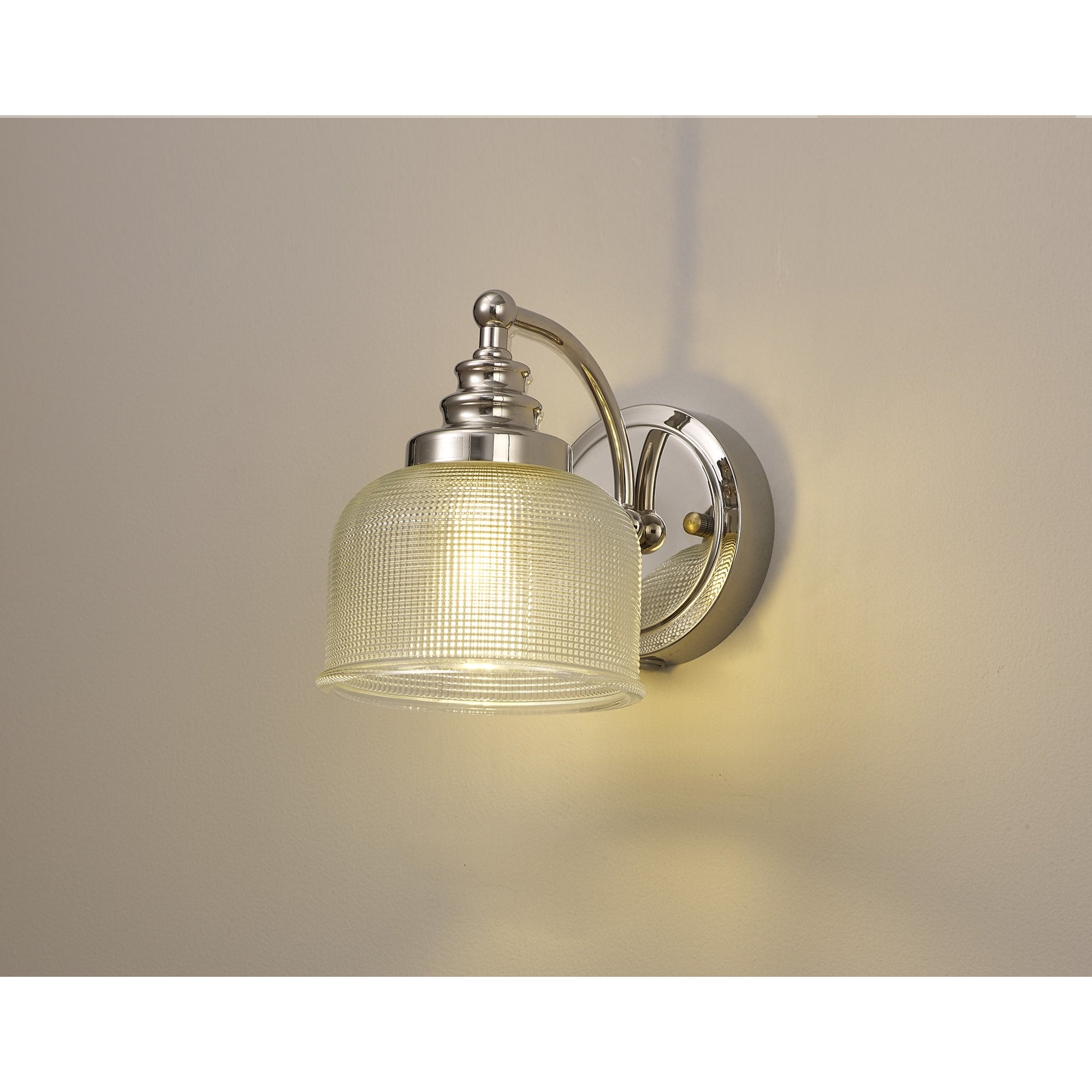 NL86109 Sakkas 1 Light Wall Light Polished Nickel