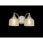 NL86119 Sakkas 2 Light Wall Light Polished Nickel