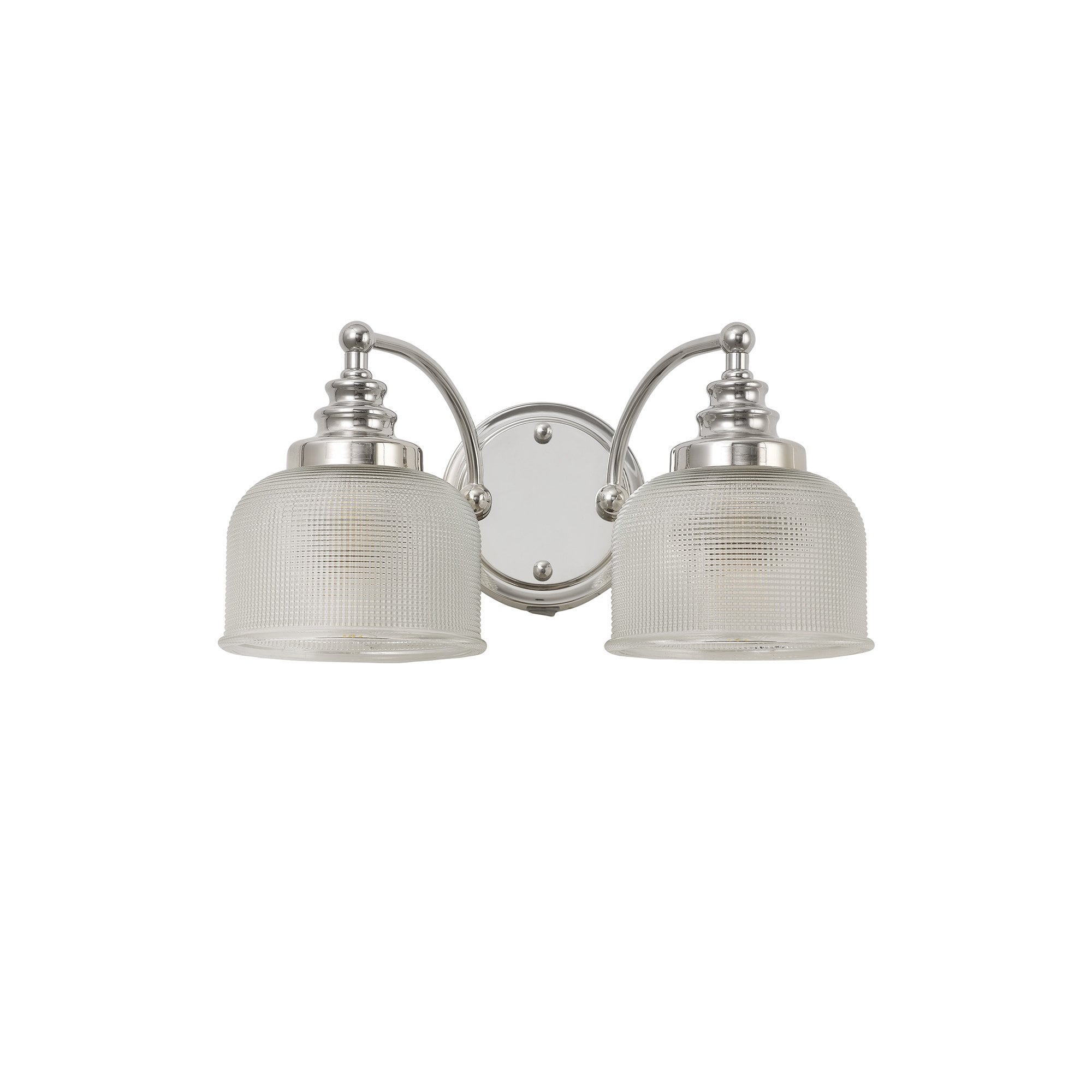 NL86119 Sakkas 2 Light Wall Light Polished Nickel