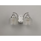 NL86119 Sakkas 2 Light Wall Light Polished Nickel