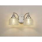 NL86119 Sakkas 2 Light Wall Light Polished Nickel