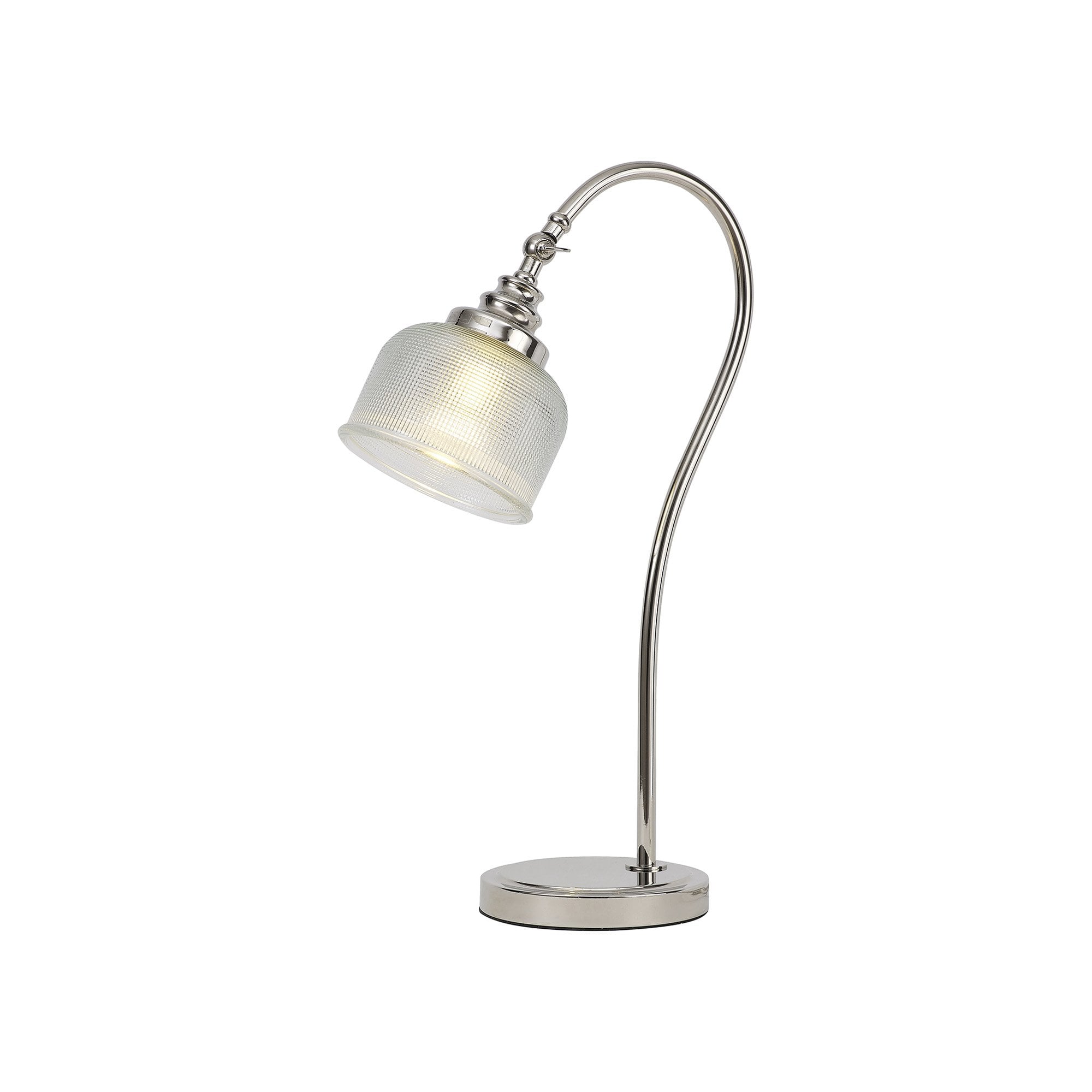 NL86129 Sakkas 1 Light Table Lamp Polished Nickel