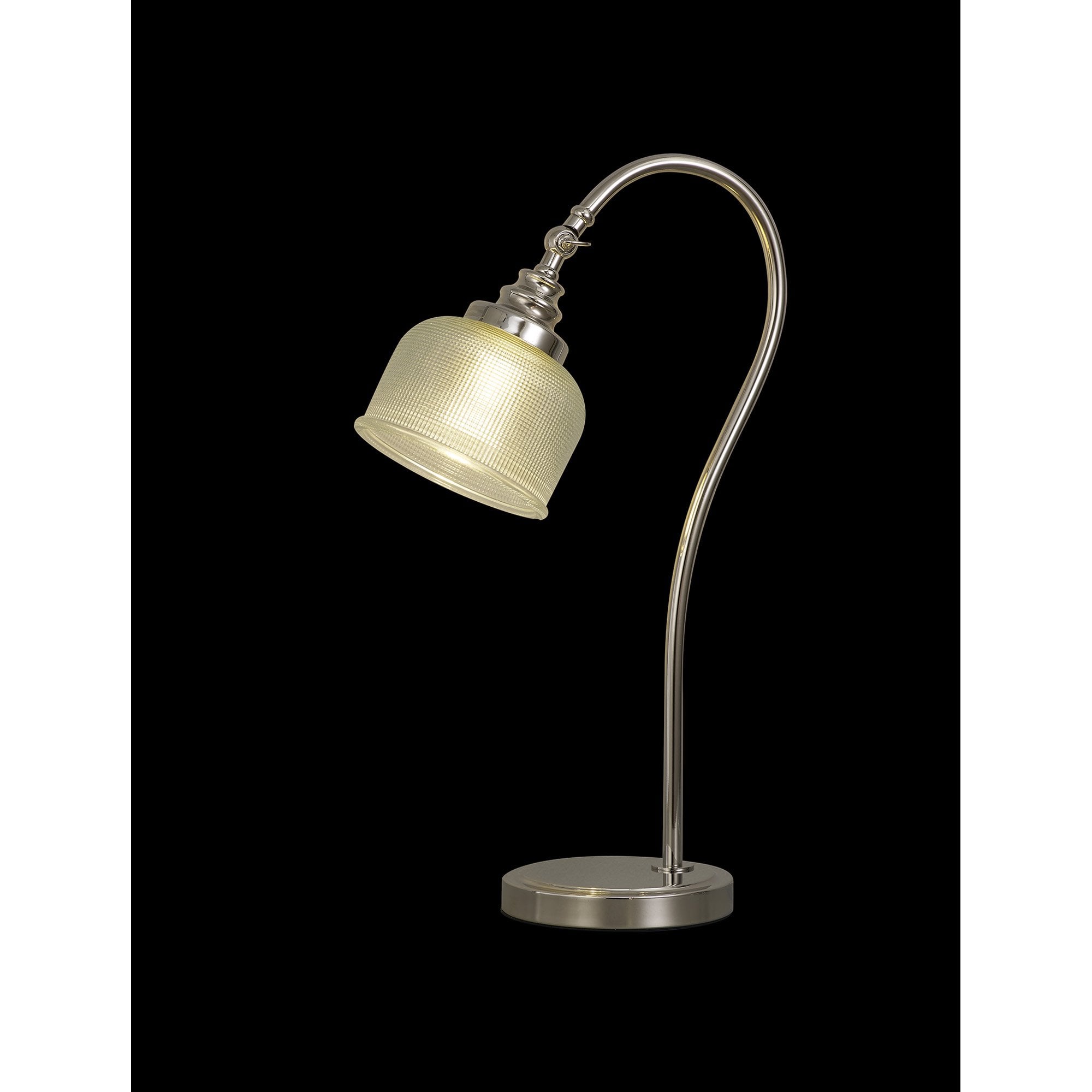 NL86129 Sakkas 1 Light Table Lamp Polished Nickel