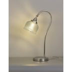 NL86129 Sakkas 1 Light Table Lamp Polished Nickel