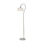 NL86139 Sakkas 1 Light Floor Lamp Polished Nickel
