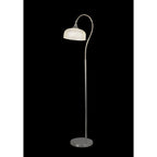 NL86139 Sakkas 1 Light Floor Lamp Polished Nickel
