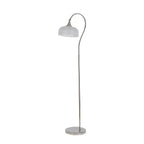 NL86139 Sakkas 1 Light Floor Lamp Polished Nickel