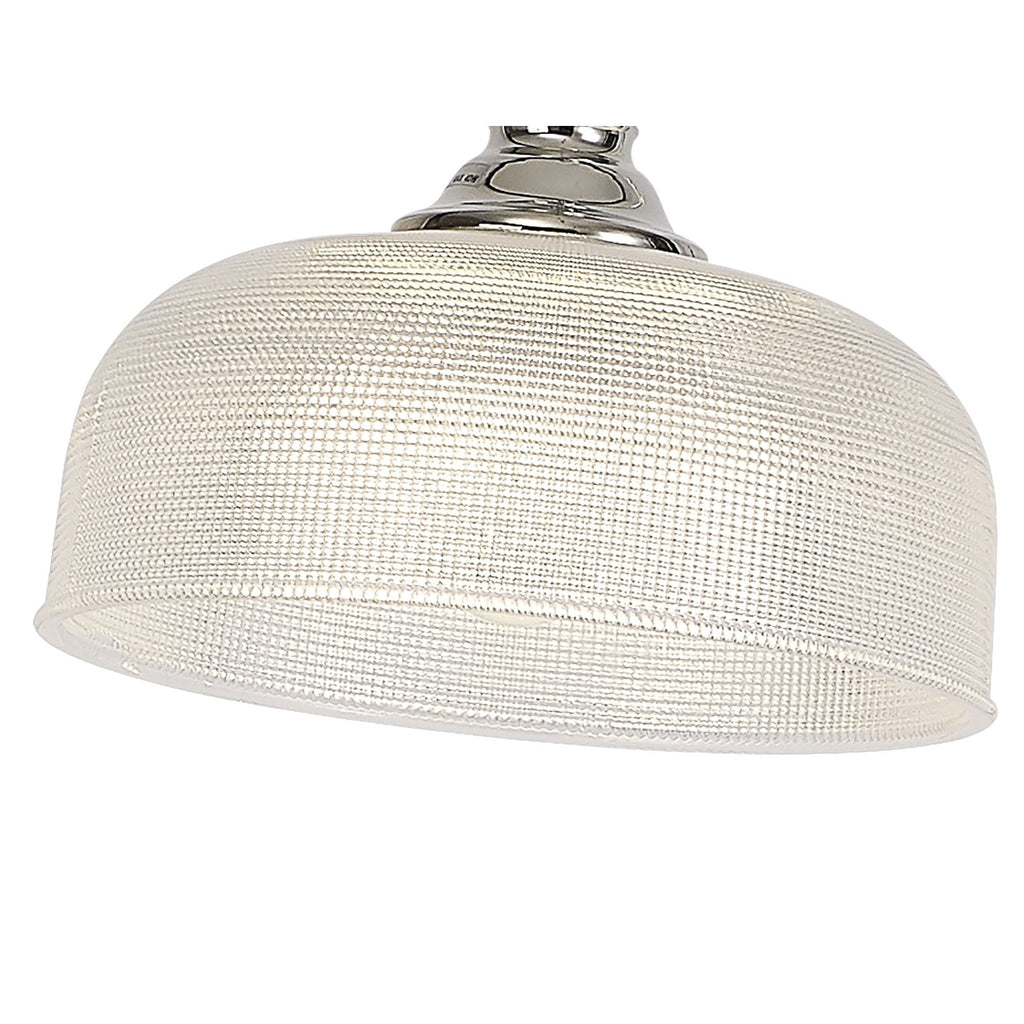 NL86139 Sakkas 1 Light Floor Lamp Polished Nickel