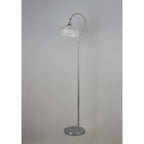 NL86139 Sakkas 1 Light Floor Lamp Polished Nickel