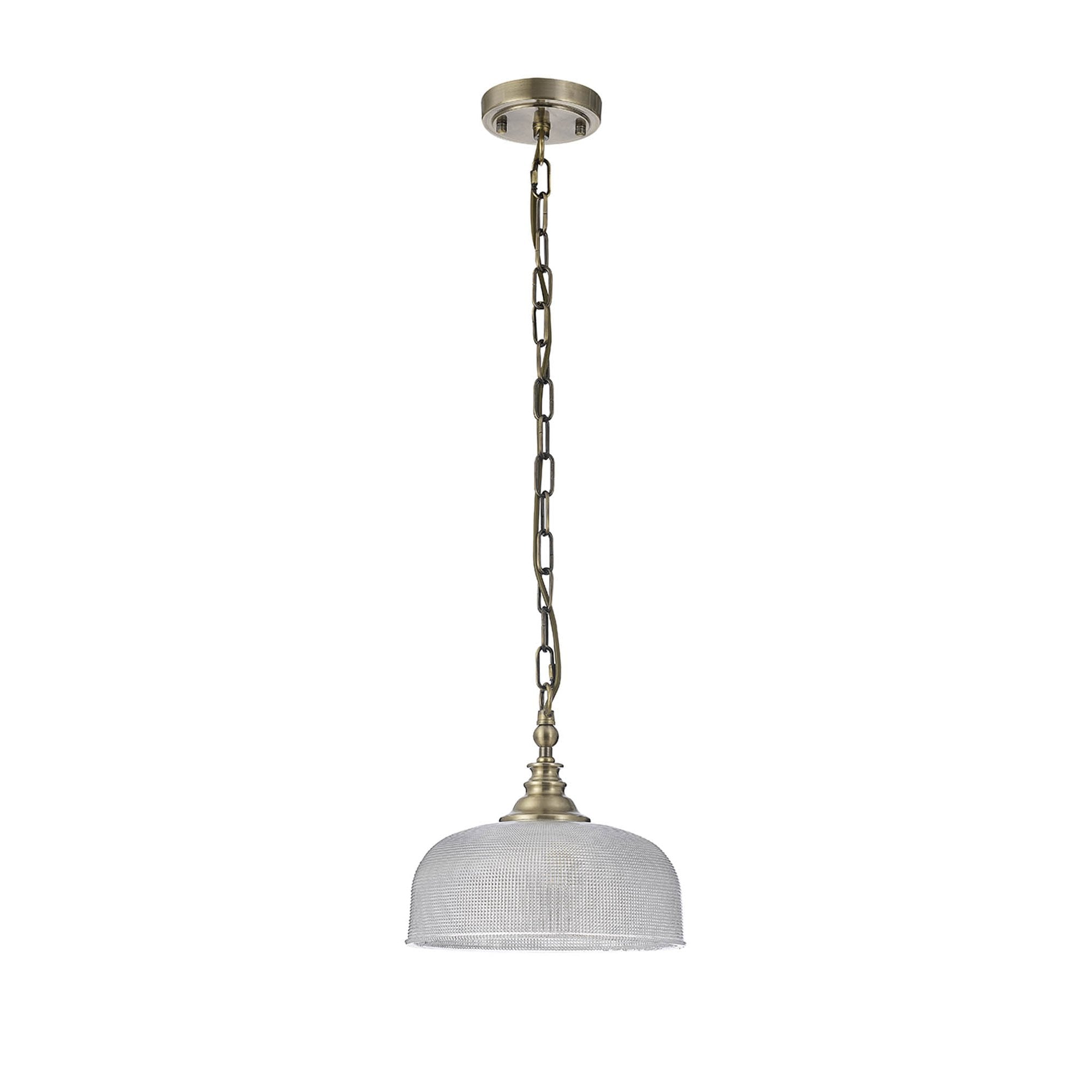 NL86149 Sakkas 1 Light Pendant/Ceiling Light Antique Brass