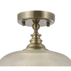 NL86149 Sakkas 1 Light Pendant/Ceiling Light Antique Brass