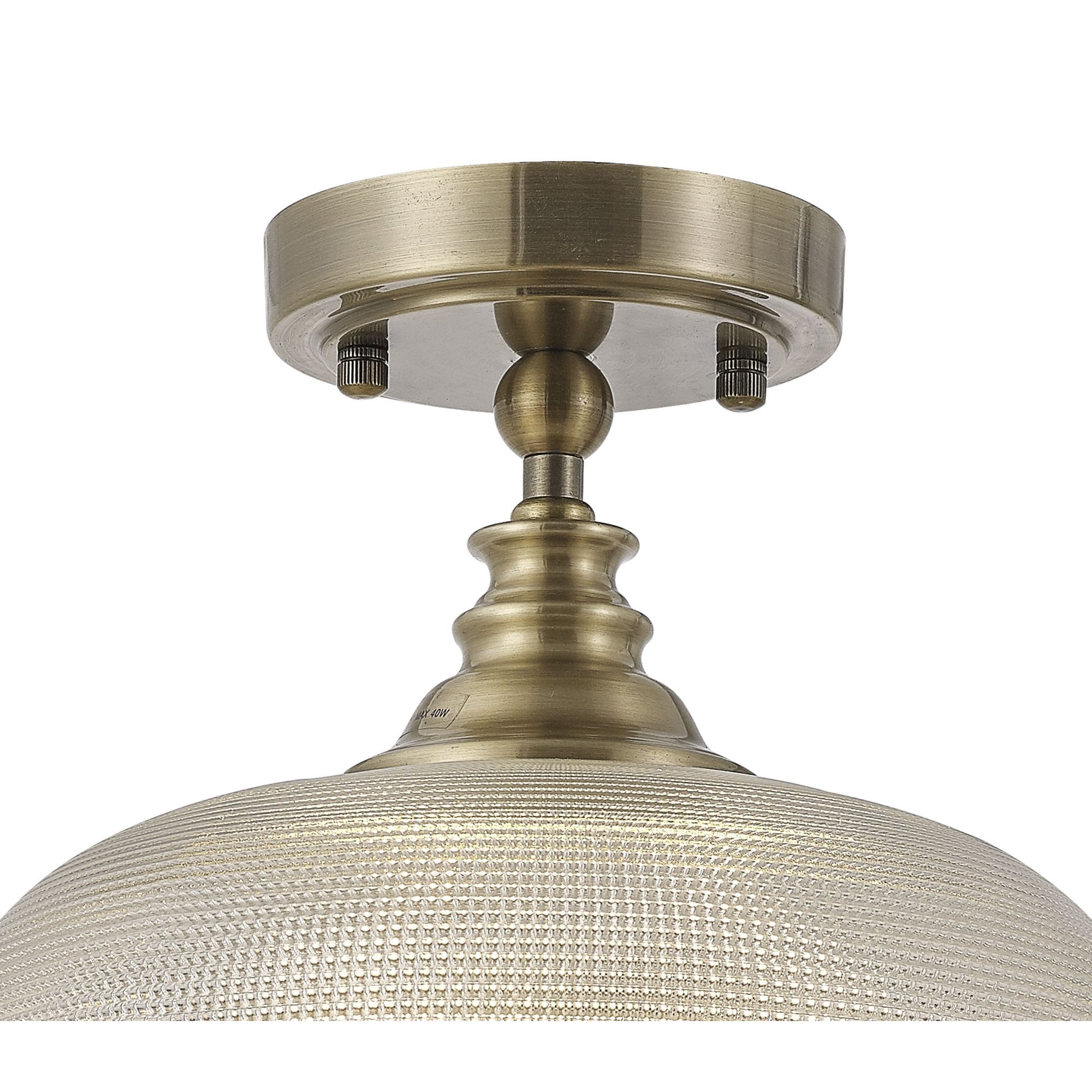 NL86149 Sakkas 1 Light Pendant/Ceiling Light Antique Brass