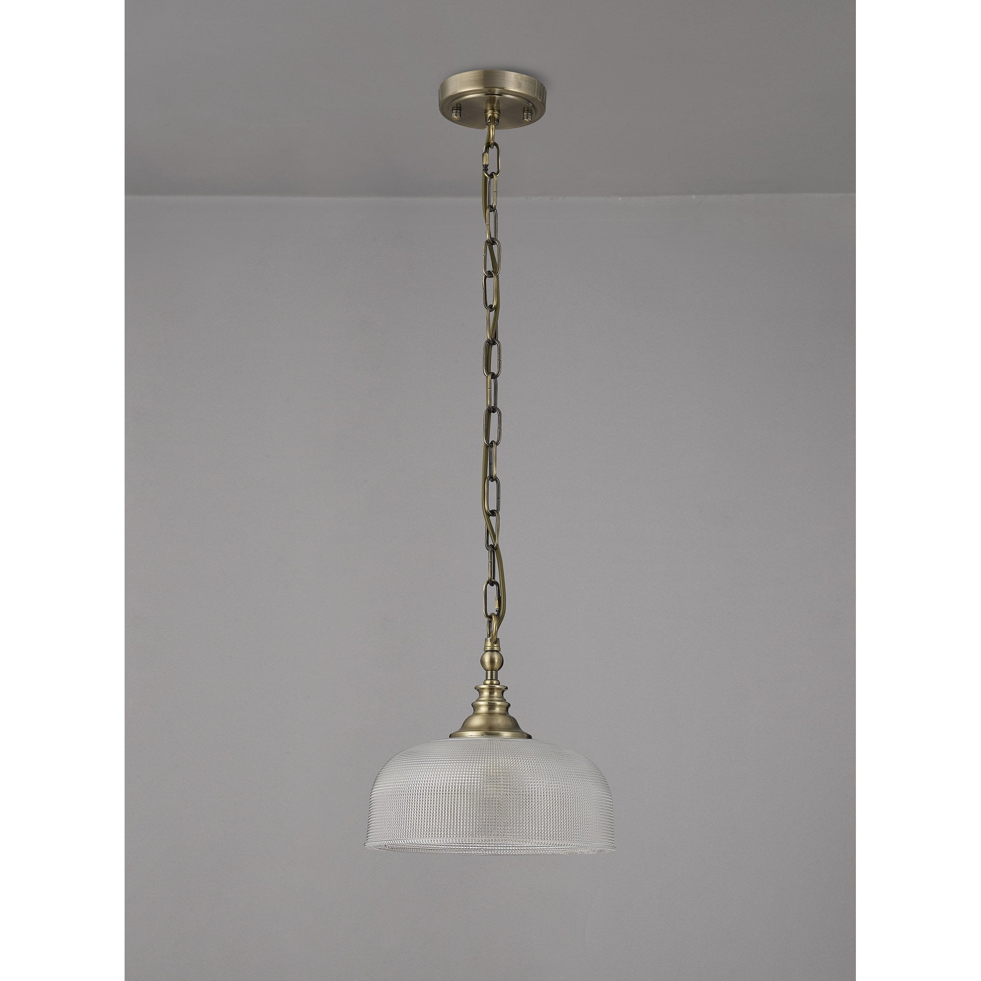 NL86149 Sakkas 1 Light Pendant/Ceiling Light Antique Brass