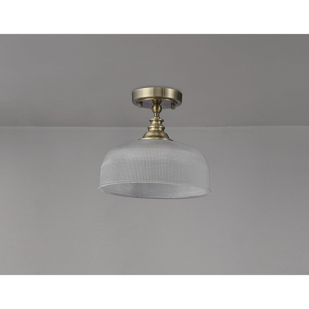 NL86149 Sakkas 1 Light Pendant/Ceiling Light Antique Brass