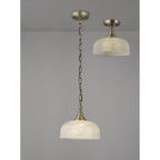 NL86149 Sakkas 1 Light Pendant/Ceiling Light Antique Brass