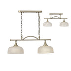 NL86159 Sakkas 2 Light Pendant/Ceiling Light Antique Brass