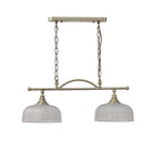 NL86159 Sakkas 2 Light Pendant/Ceiling Light Antique Brass