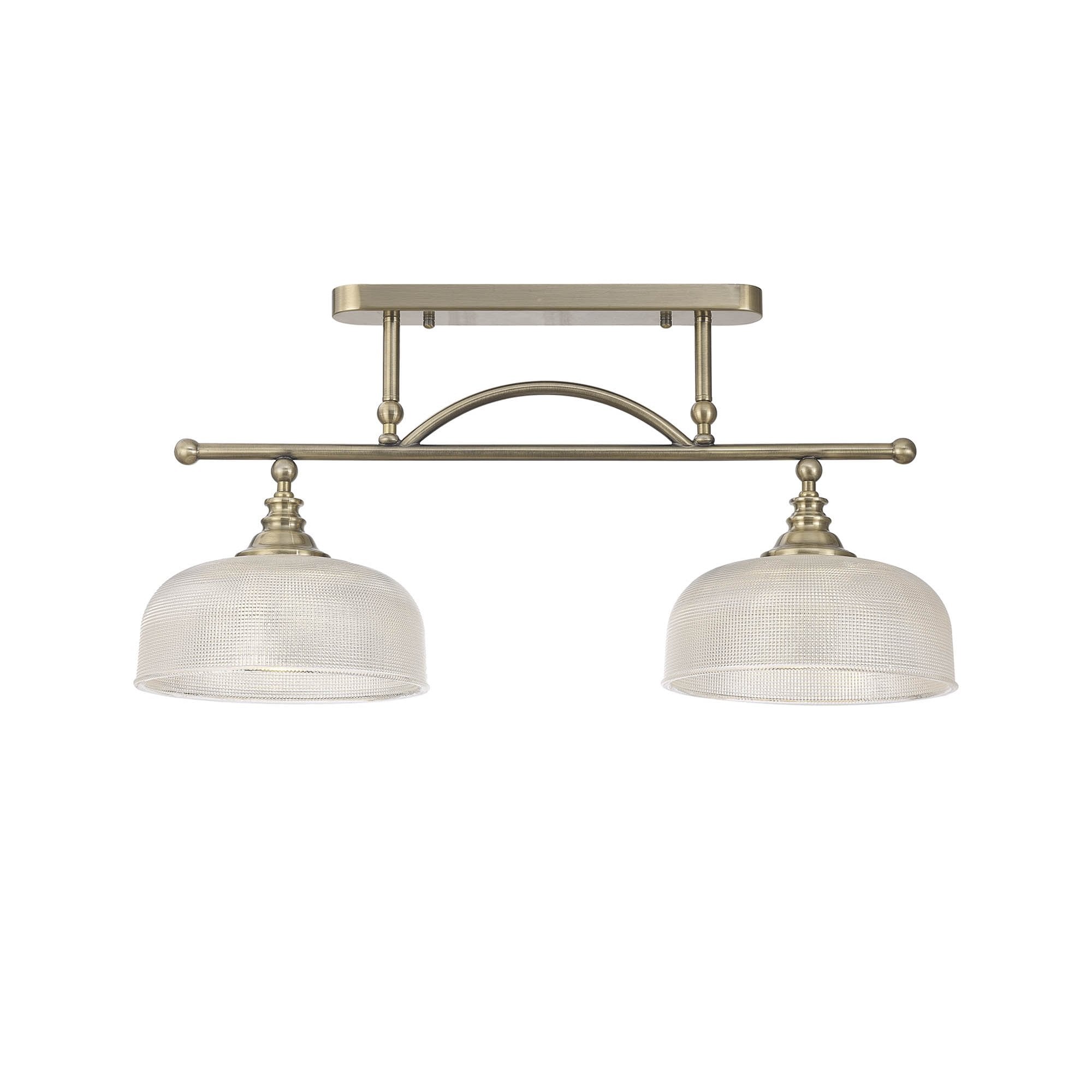 NL86159 Sakkas 2 Light Pendant/Ceiling Light Antique Brass